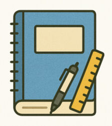 ДПА Блокнот із ручкою та олівцем