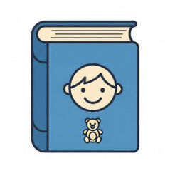 Дошкільна література Дитяче обличчя на книзі