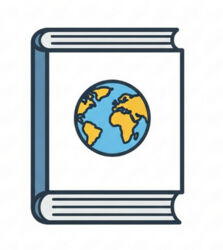 Іноземні мови Земна куля на книзі