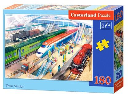 пазли castorland 180 елементів (018475) залізничний вокзал Ціна (цена) 82.00грн. | придбати  купити (купить) пазли castorland 180 елементів (018475) залізничний вокзал доставка по Украине, купить книгу, детские игрушки, компакт диски 0