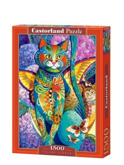 пазли castorland 1500 елементів feline fiesta 151448 Ціна (цена) 228.00грн. | придбати  купити (купить) пазли castorland 1500 елементів feline fiesta 151448 доставка по Украине, купить книгу, детские игрушки, компакт диски 0