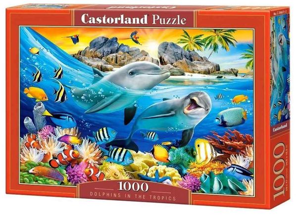 пазли castorland 1000 елементів dolphins in the tropics 04611 Ціна (цена) 228.00грн. | придбати  купити (купить) пазли castorland 1000 елементів dolphins in the tropics 04611 доставка по Украине, купить книгу, детские игрушки, компакт диски 0