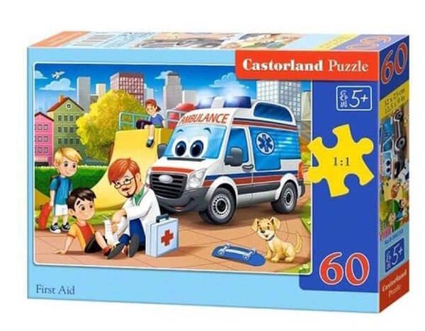 пазли castorland 60 елементів перша допомога артикул 066193 Ціна (цена) 65.00грн. | придбати  купити (купить) пазли castorland 60 елементів перша допомога артикул 066193 доставка по Украине, купить книгу, детские игрушки, компакт диски 0