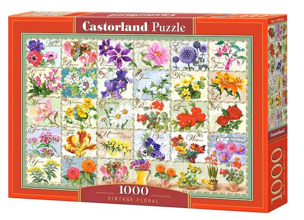 пазли 1000 елементів 104338 Castorland Vintage Floral Ціна (цена) 206.10грн. | придбати  купити (купить) пазли 1000 елементів 104338 Castorland Vintage Floral доставка по Украине, купить книгу, детские игрушки, компакт диски 0