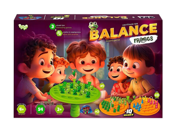 Гра Balance Frogs велика BalF-01 Ціна (цена) 168.50грн. | придбати  купити (купить) Гра Balance Frogs велика BalF-01 доставка по Украине, купить книгу, детские игрушки, компакт диски 0