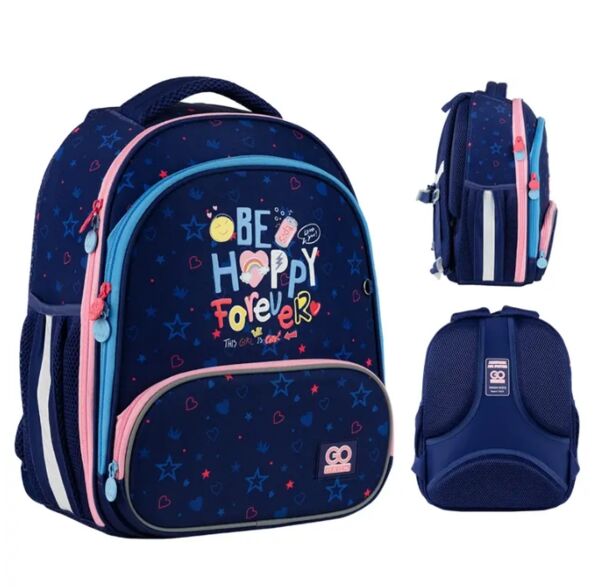 Рюкзак GoPack GO24-597М-3 Education Be happy каркасний 38х28х15см Ціна (цена) 1 525.80грн. | придбати  купити (купить) Рюкзак GoPack GO24-597М-3 Education Be happy каркасний 38х28х15см доставка по Украине, купить книгу, детские игрушки, компакт диски 0