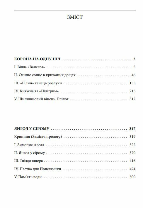 Корона на одну ніч Янгол у сірому Ціна (цена) 347.80грн. | придбати  купити (купить) Корона на одну ніч Янгол у сірому доставка по Украине, купить книгу, детские игрушки, компакт диски 1