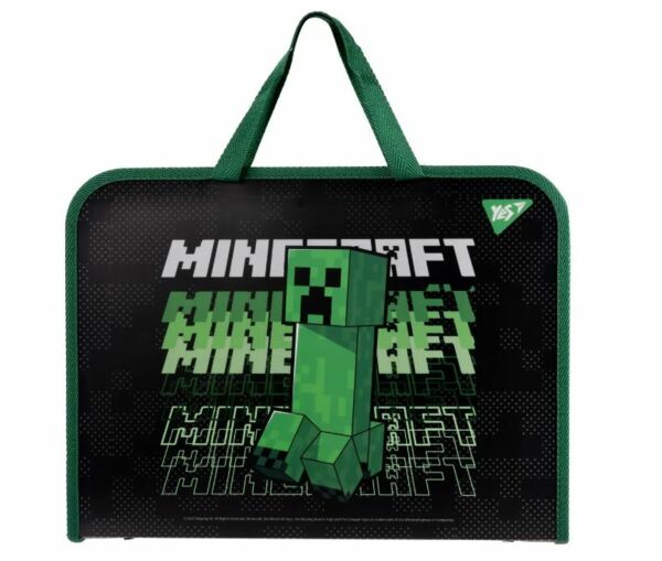 портфель на блискавці з тканинними ручками Minecraft 492168 YES FC Ціна (цена) 168.70грн. | придбати  купити (купить) портфель на блискавці з тканинними ручками Minecraft 492168 YES FC доставка по Украине, купить книгу, детские игрушки, компакт диски 0