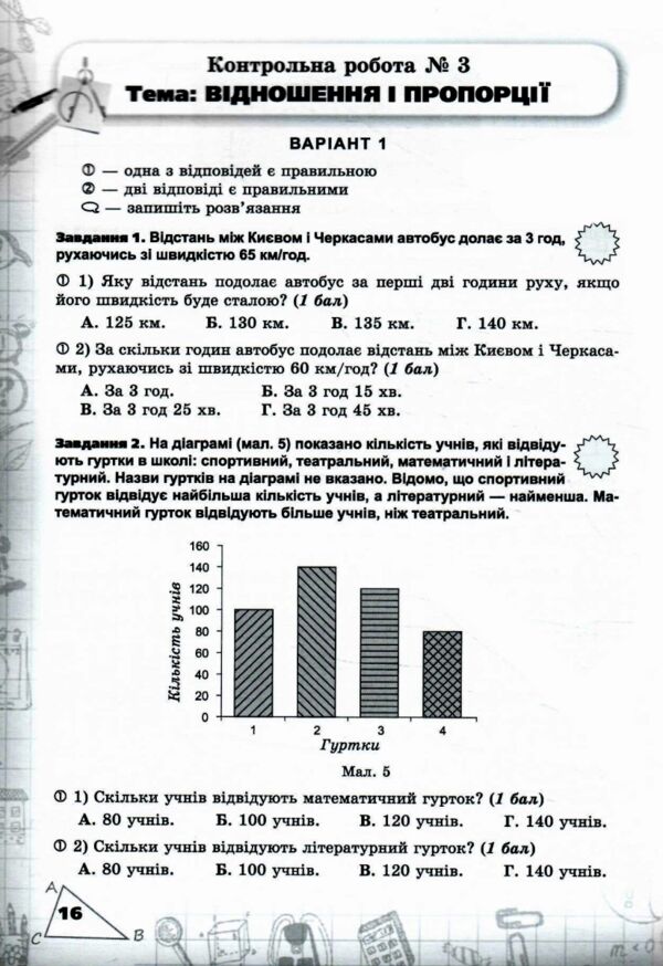 математика 6 клас ппк збірник нуш Ціна (цена) 42.50грн. | придбати  купити (купить) математика 6 клас ппк збірник нуш доставка по Украине, купить книгу, детские игрушки, компакт диски 4