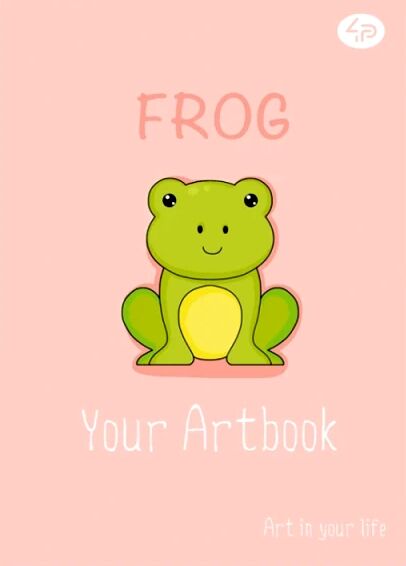 блокнот А6 48аркушів Artbook frog Ціна (цена) 19.00грн. | придбати  купити (купить) блокнот А6 48аркушів Artbook frog доставка по Украине, купить книгу, детские игрушки, компакт диски 0