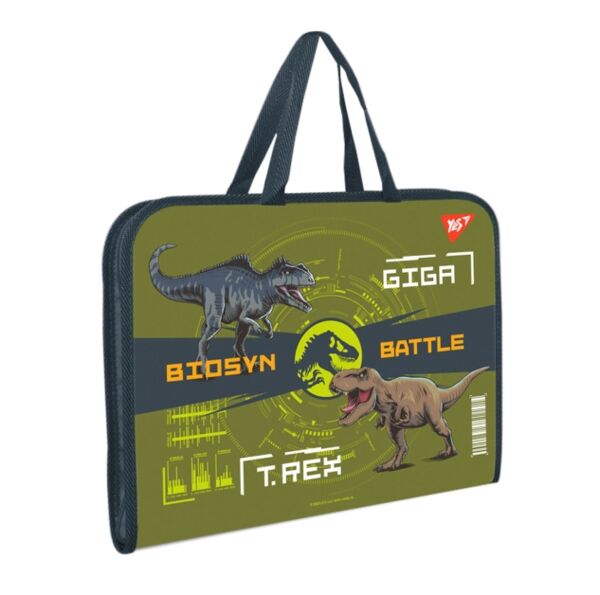 Портфель на блискавці з тканинними ручками Jurassic World 492242 YES FC Ціна (цена) 151.20грн. | придбати  купити (купить) Портфель на блискавці з тканинними ручками Jurassic World 492242 YES FC доставка по Украине, купить книгу, детские игрушки, компакт диски 1