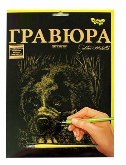 гравюра А4 золото ГР-А4-02-11з Ціна (цена) 52.10грн. | придбати  купити (купить) гравюра А4 золото ГР-А4-02-11з доставка по Украине, купить книгу, детские игрушки, компакт диски 0