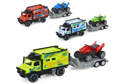 Трейлер інерційний з причепом квадроцикл 1895-21 96шт Трейлер інерційний з причепом квадроцикл 1895-21 96шт