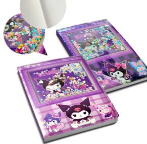 Блокнот дитячий А5 80 аркушів у лінію з блискітками 8554 в асортименті Блокнот дитячий А5 80 аркушів у лінію з блискітками 8554 в асортименті