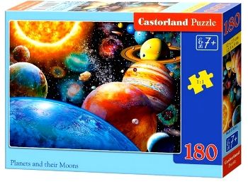 пазли castorland 180 елементів planets and their moons 018345 Ціна (цена) 82.00грн. | придбати  купити (купить) пазли castorland 180 елементів planets and their moons 018345 доставка по Украине, купить книгу, детские игрушки, компакт диски 0