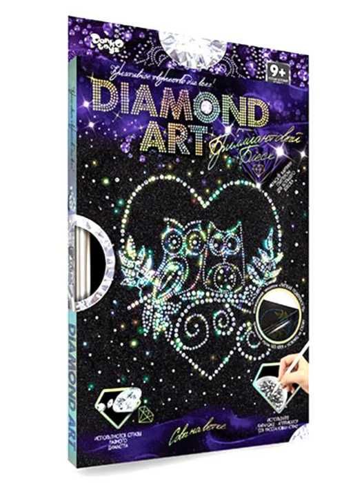 набір для творчості діамантовий блиск diamond art совы на ветке артикул DAR-01-03   купити Ціна (цена) 117.90грн. | придбати  купити (купить) набір для творчості діамантовий блиск diamond art совы на ветке артикул DAR-01-03   купити доставка по Украине, купить книгу, детские игрушки, компакт диски 1