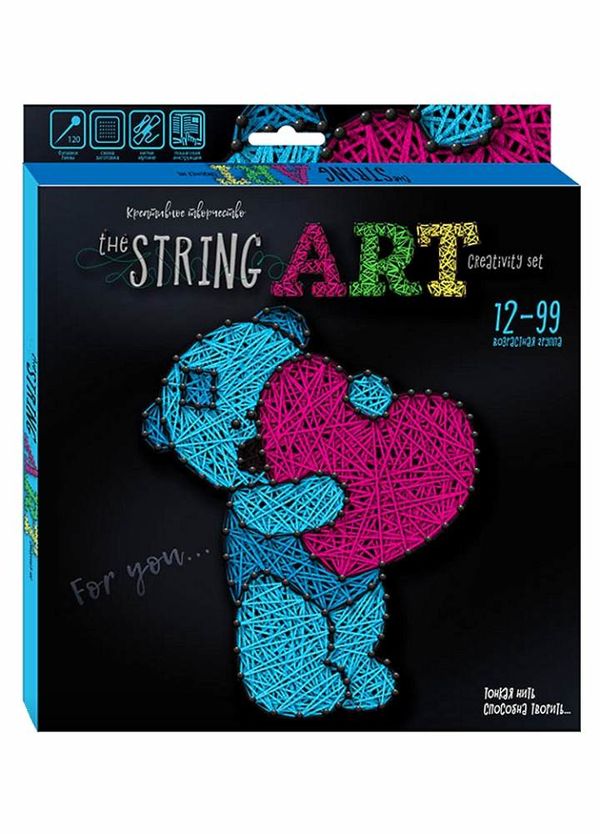 набір для творчості the string art STRA-01-05U    набор стринг арт Ціна (цена) 61.90грн. | придбати  купити (купить) набір для творчості the string art STRA-01-05U    набор стринг арт доставка по Украине, купить книгу, детские игрушки, компакт диски 1