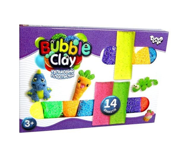 пластилін кульковий 14 цветов  Bubble clay    артикул ВВС-05-01U Ціна (цена) 75.00грн. | придбати  купити (купить) пластилін кульковий 14 цветов  Bubble clay    артикул ВВС-05-01U доставка по Украине, купить книгу, детские игрушки, компакт диски 1