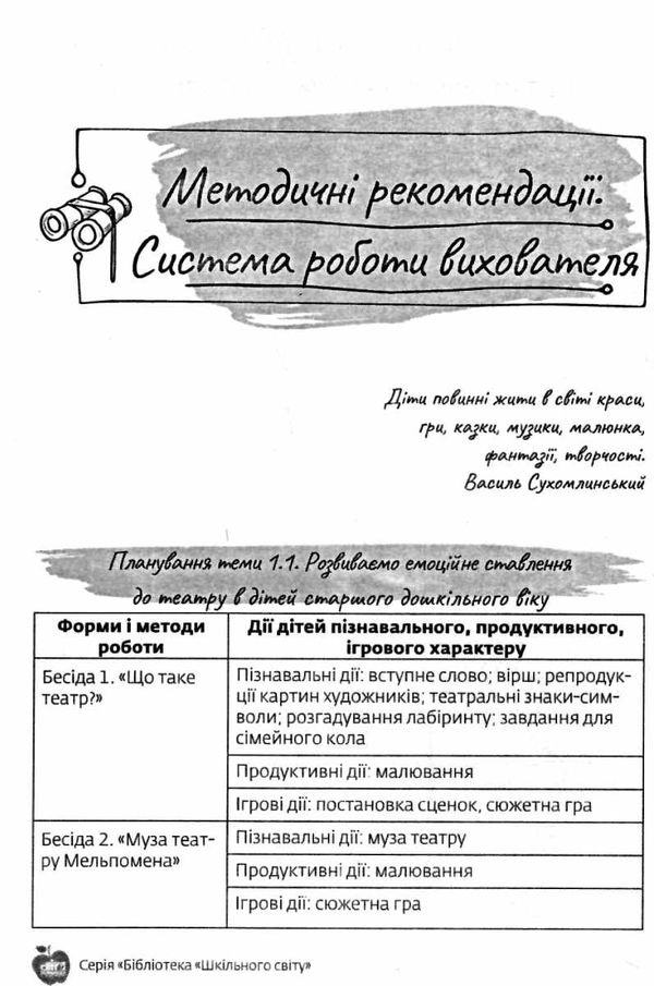 вітаю театре старший дошкільний вік Ціна (цена) 97.00грн. | придбати  купити (купить) вітаю театре старший дошкільний вік доставка по Украине, купить книгу, детские игрушки, компакт диски 4