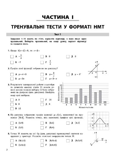 НМТ 2025 математика Тестовий зошит усе для підготовки до НМТ в режимі онлайн і офлайн Ціна (цена) 187.50грн. | придбати  купити (купить) НМТ 2025 математика Тестовий зошит усе для підготовки до НМТ в режимі онлайн і офлайн доставка по Украине, купить книгу, детские игрушки, компакт диски 2