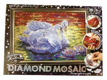 Алмазний живопис Diamond mosaic Лебеді Великий  артикул DM-01-02     куп Ціна (цена) 412.33грн. | придбати  купити (купить) Алмазний живопис Diamond mosaic Лебеді Великий  артикул DM-01-02     куп доставка по Украине, купить книгу, детские игрушки, компакт диски 0