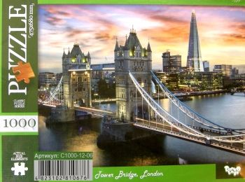 Пазли 1000 елементів   артикул  С1000-12-06 Tower Bridge, London     куп Ціна (цена) 123.70грн. | придбати  купити (купить) Пазли 1000 елементів   артикул  С1000-12-06 Tower Bridge, London     куп доставка по Украине, купить книгу, детские игрушки, компакт диски 0